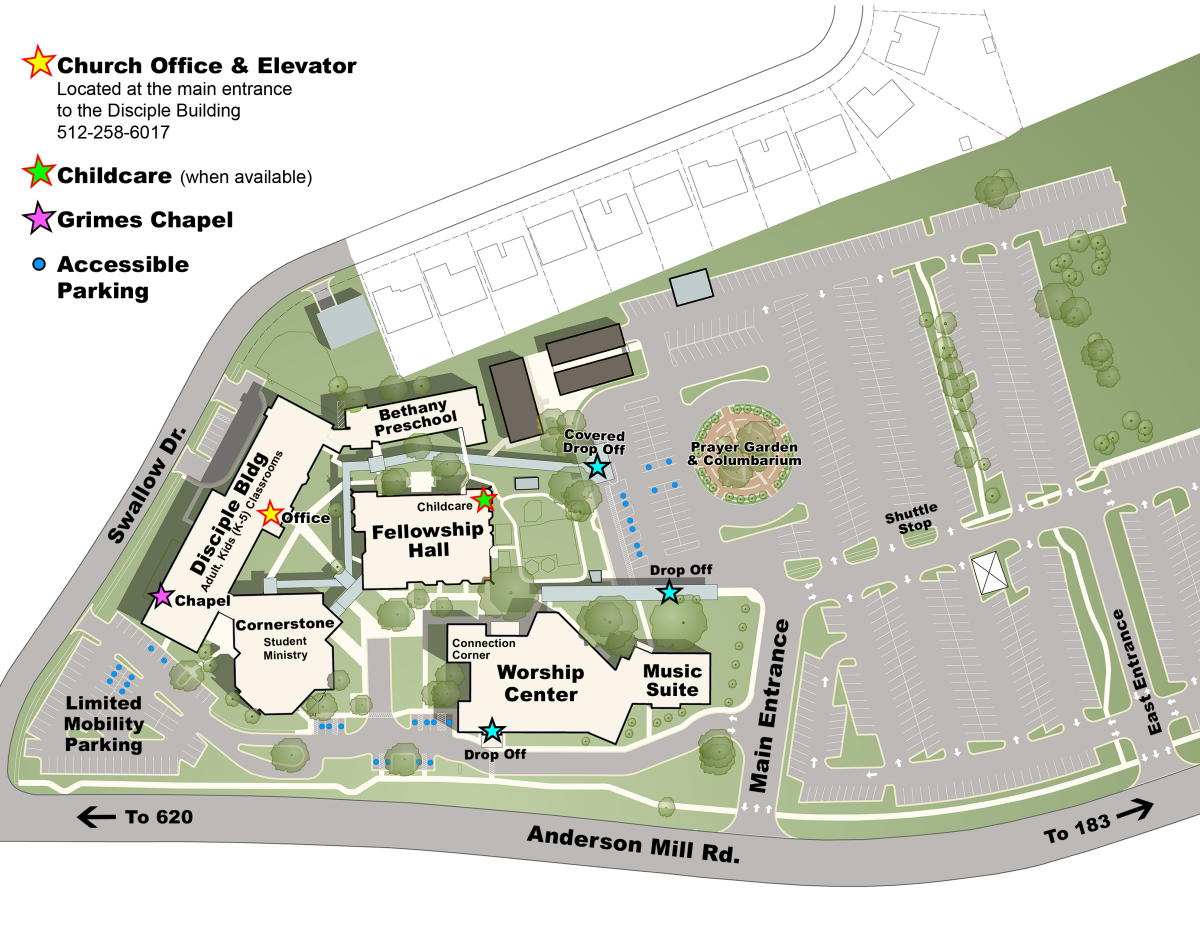 Campus & Parking Map