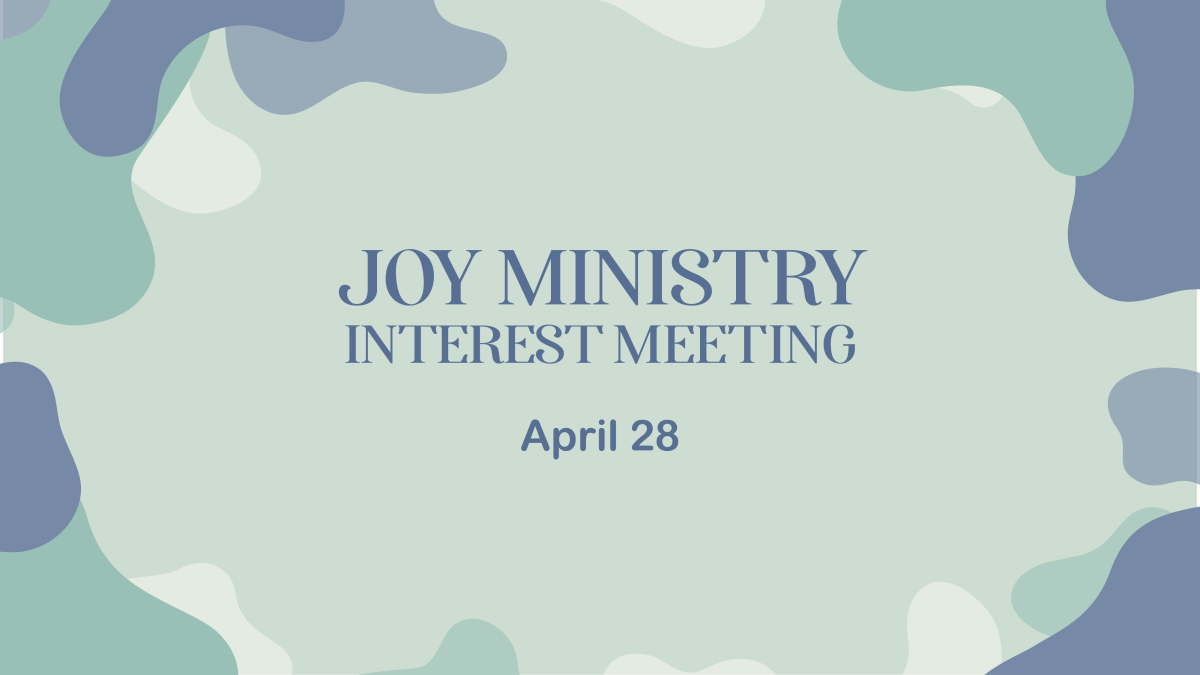 Joy Ministry Interest Meeting