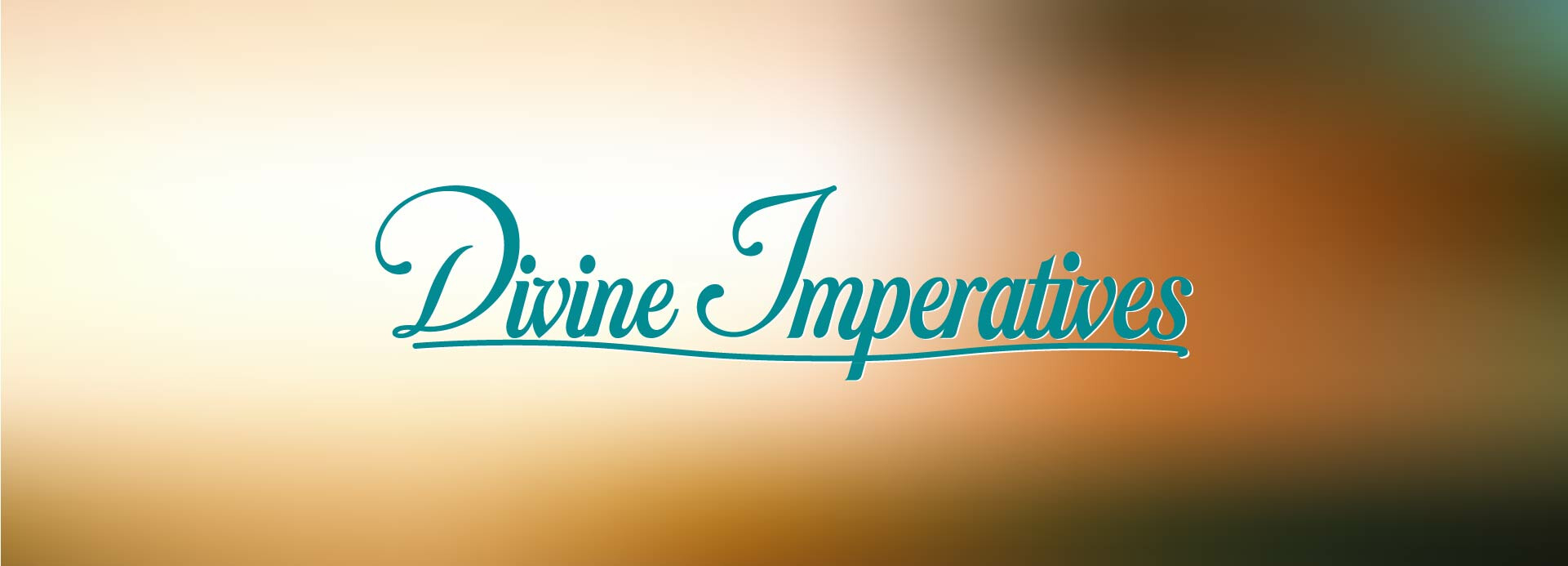 Divine Imperatives November 19 Devotional