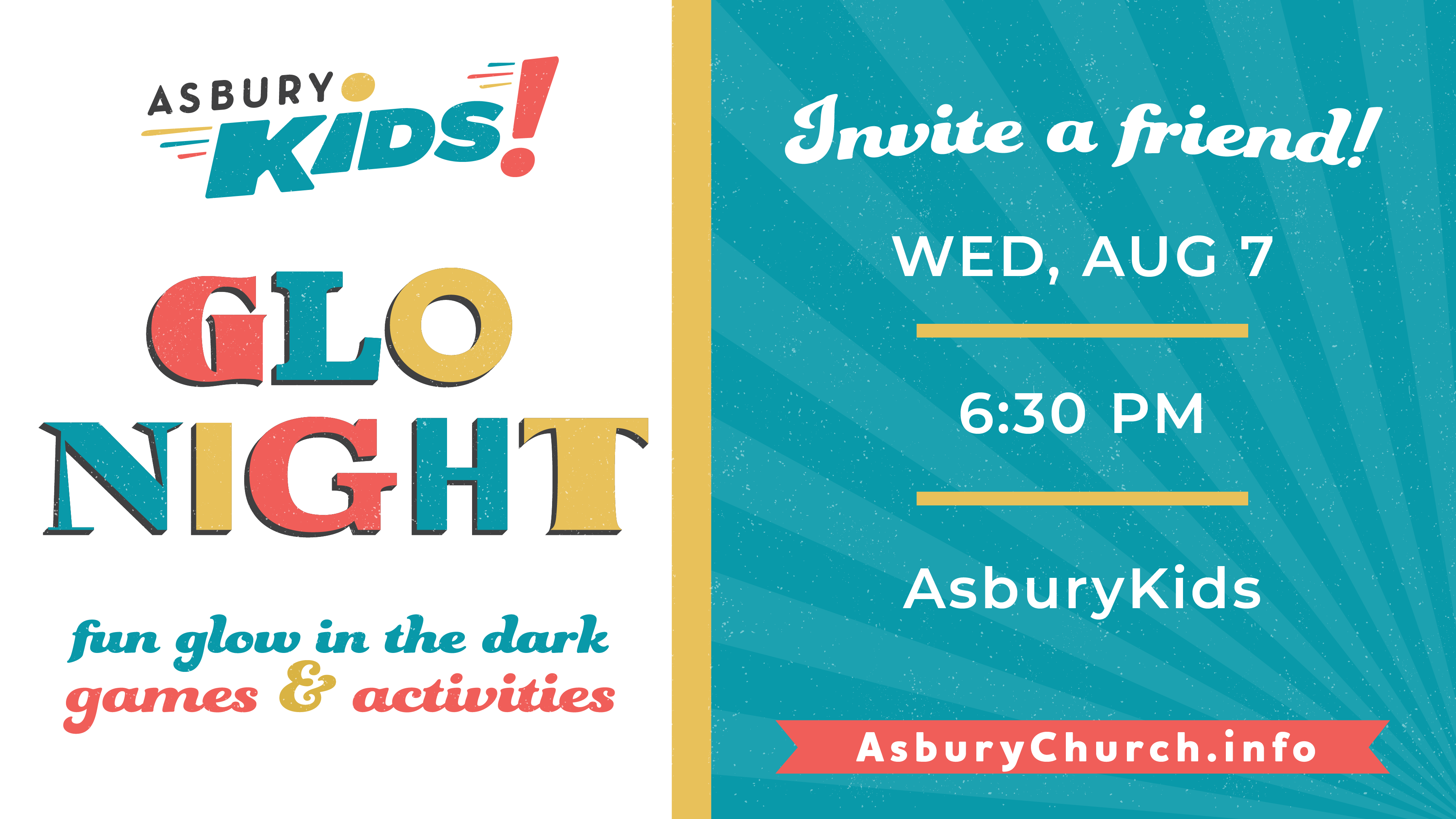 AsburyKids Glo Night 