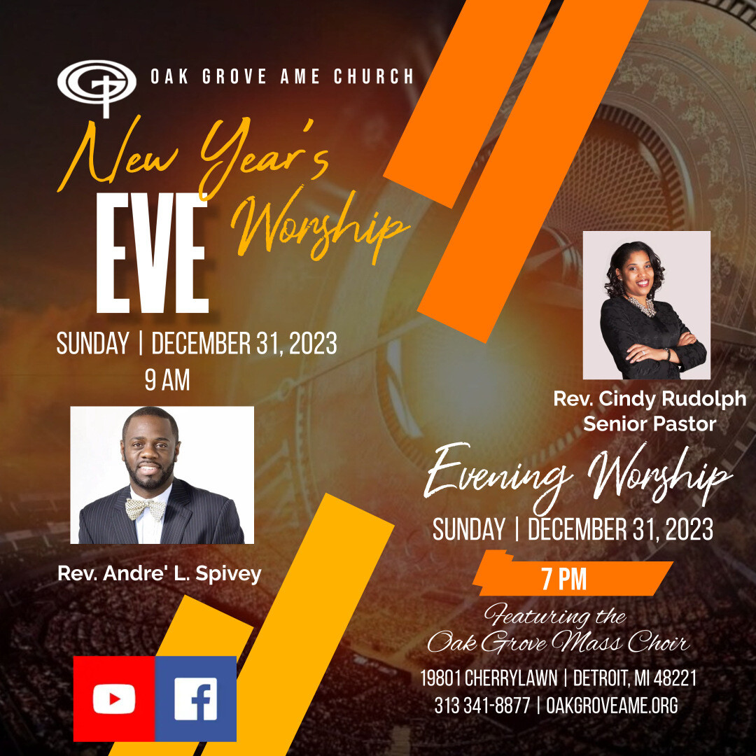 New Year's Eve Worship - December 31, 2024 - 7 p.m.  