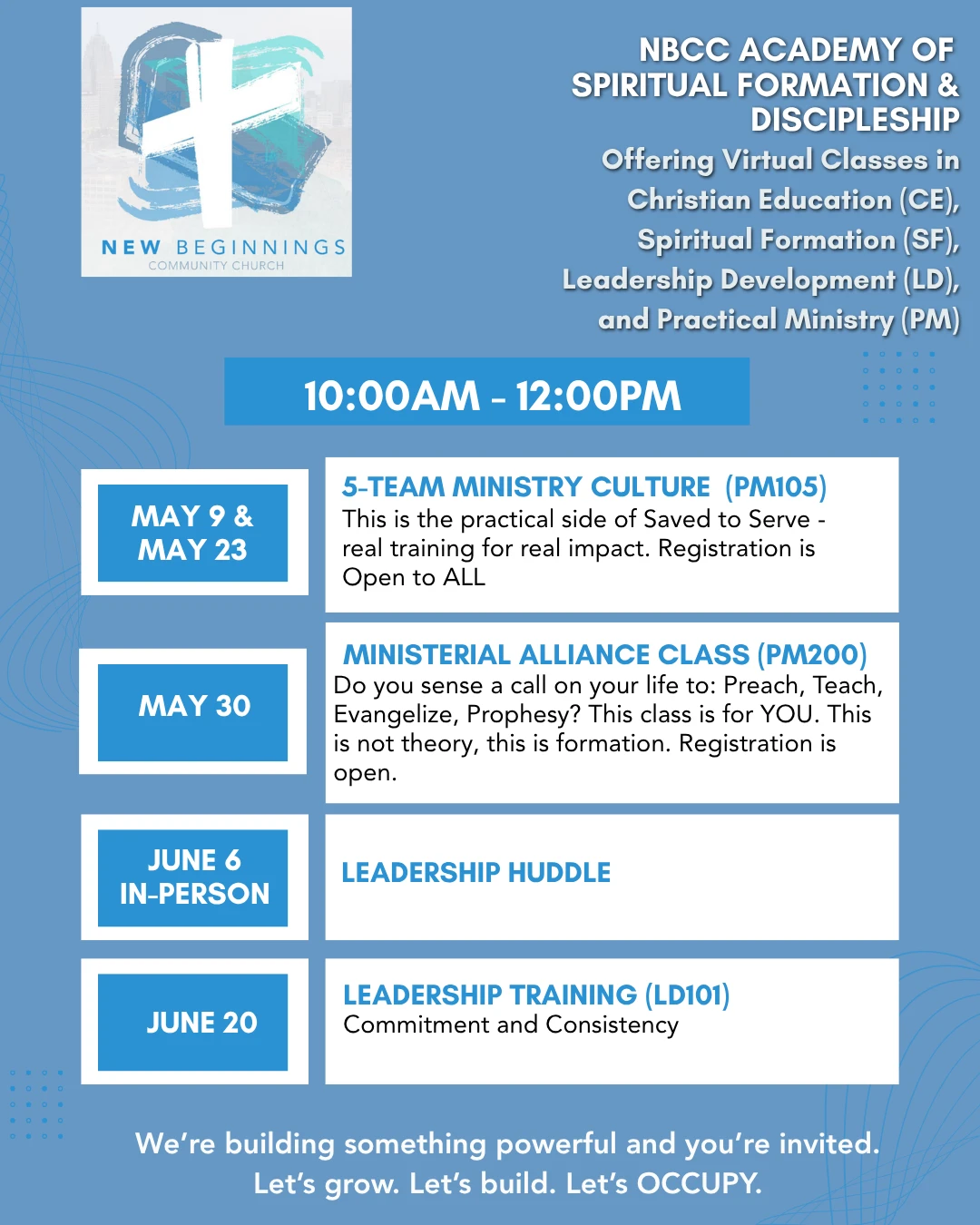 NBCC Academy of Spiritual Formation and Discipleship
