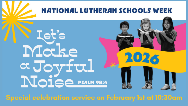 National Lutheran Schools Week Celebration Service