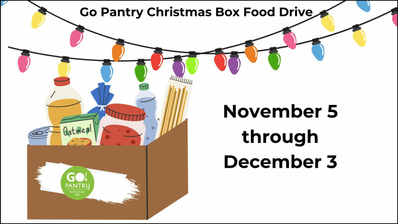 On Mission: Go Pantry Christmas Box Food Drive