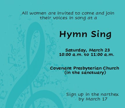 Women's Hymn Sing