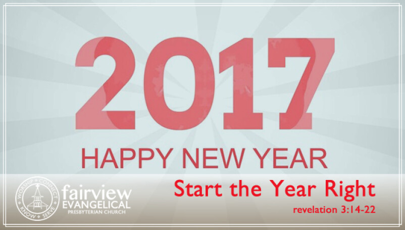 Start the Year Right in 2017