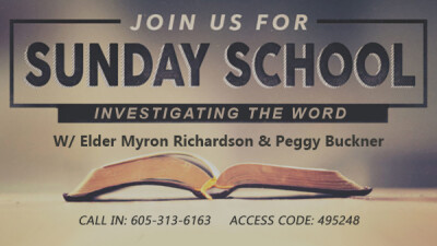 Sunday School - "Investigating the Word"