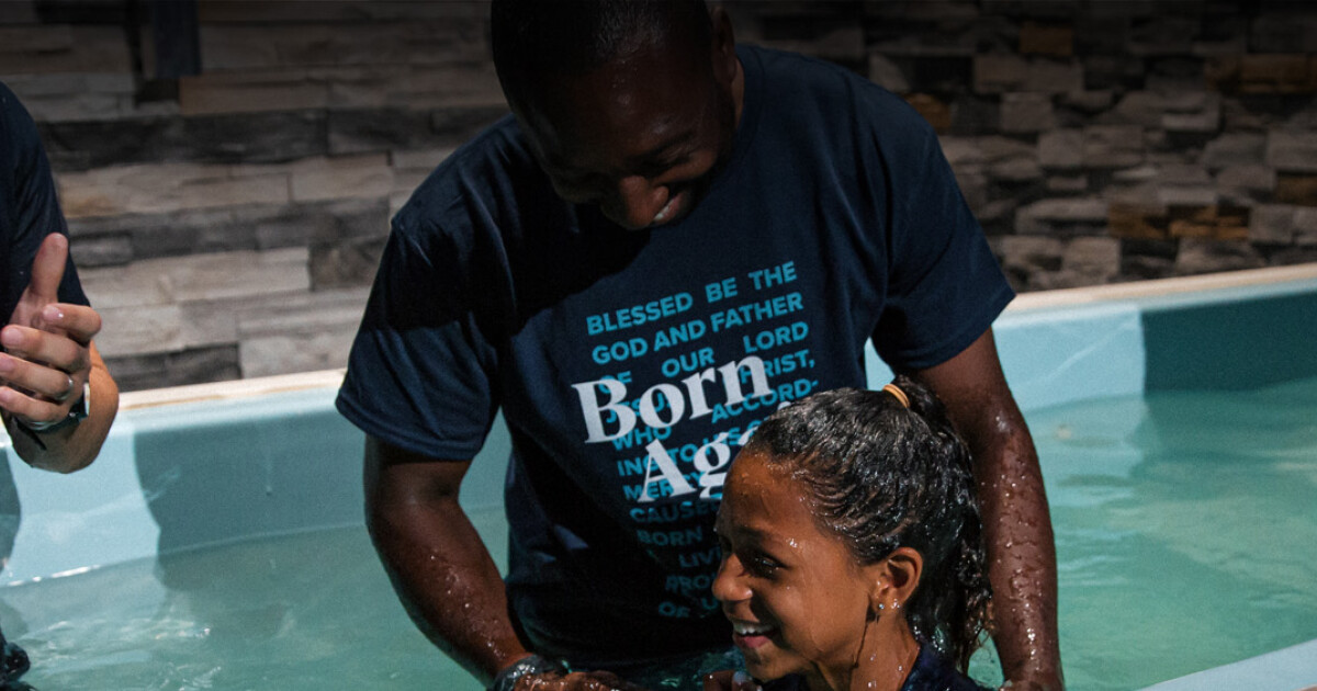 Baptism is open to all believers who desire to demonstrate their faith in Christ.
Please wear clothes that you can be baptized in. We will provide you with a T-shirt and towel. Family and friends are welcome!
If you would like to be baptized on...