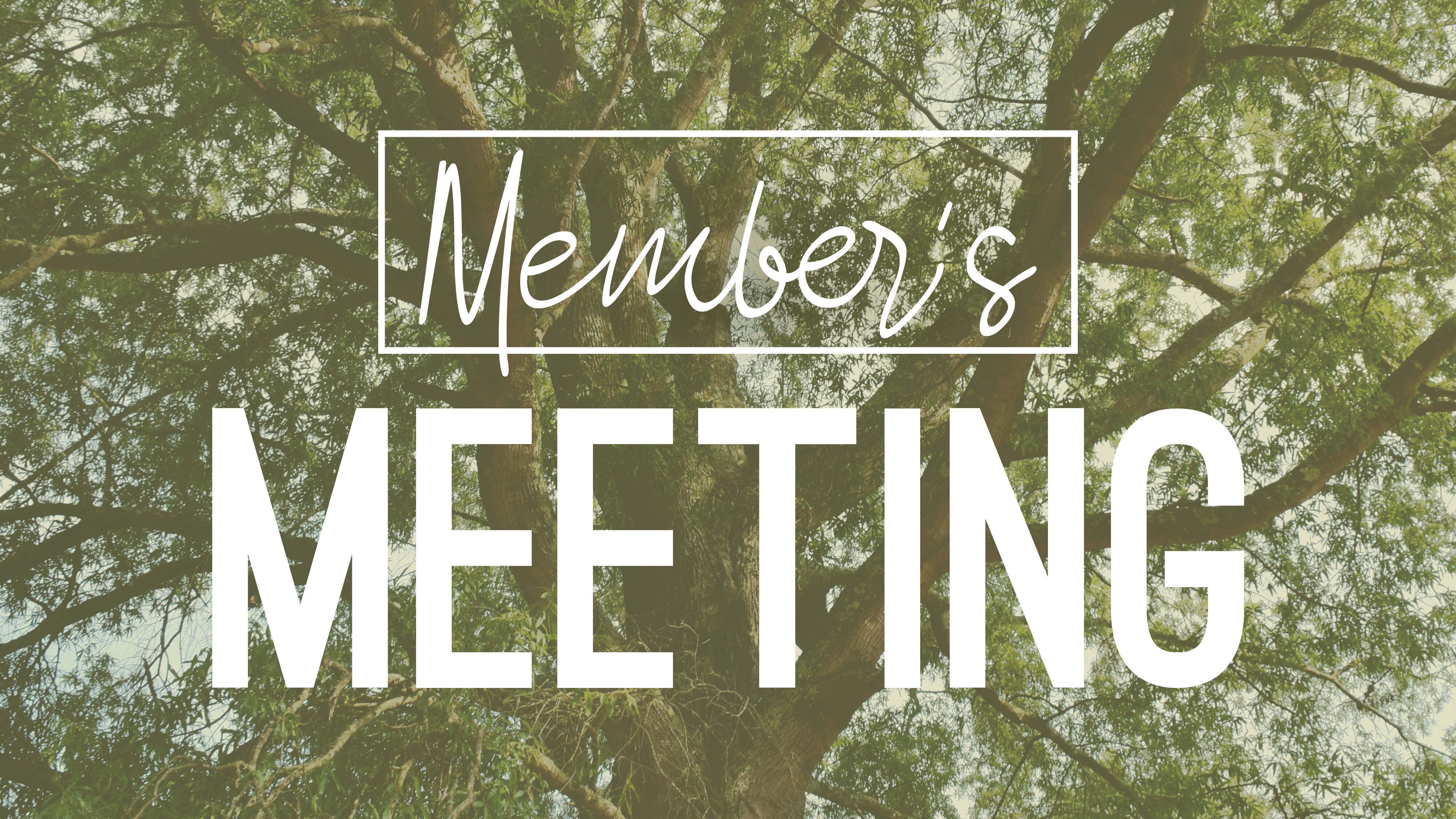 Member's Meeting