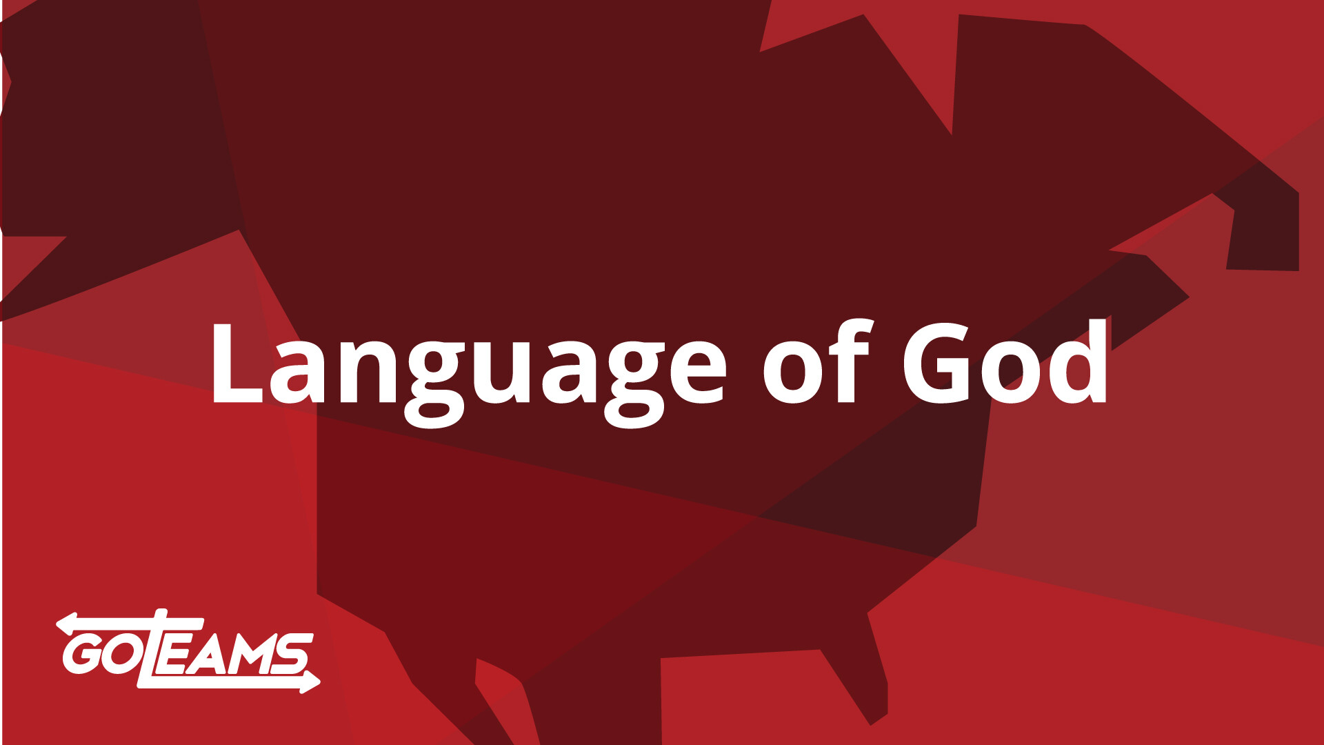 The Language of God - #1 episode artwork