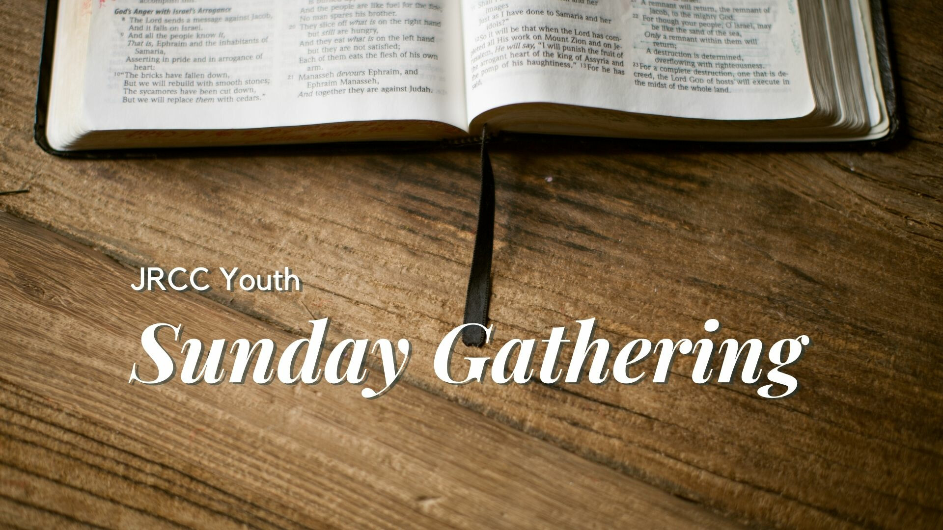 Youth (Grades 8-12): Sunday Gathering