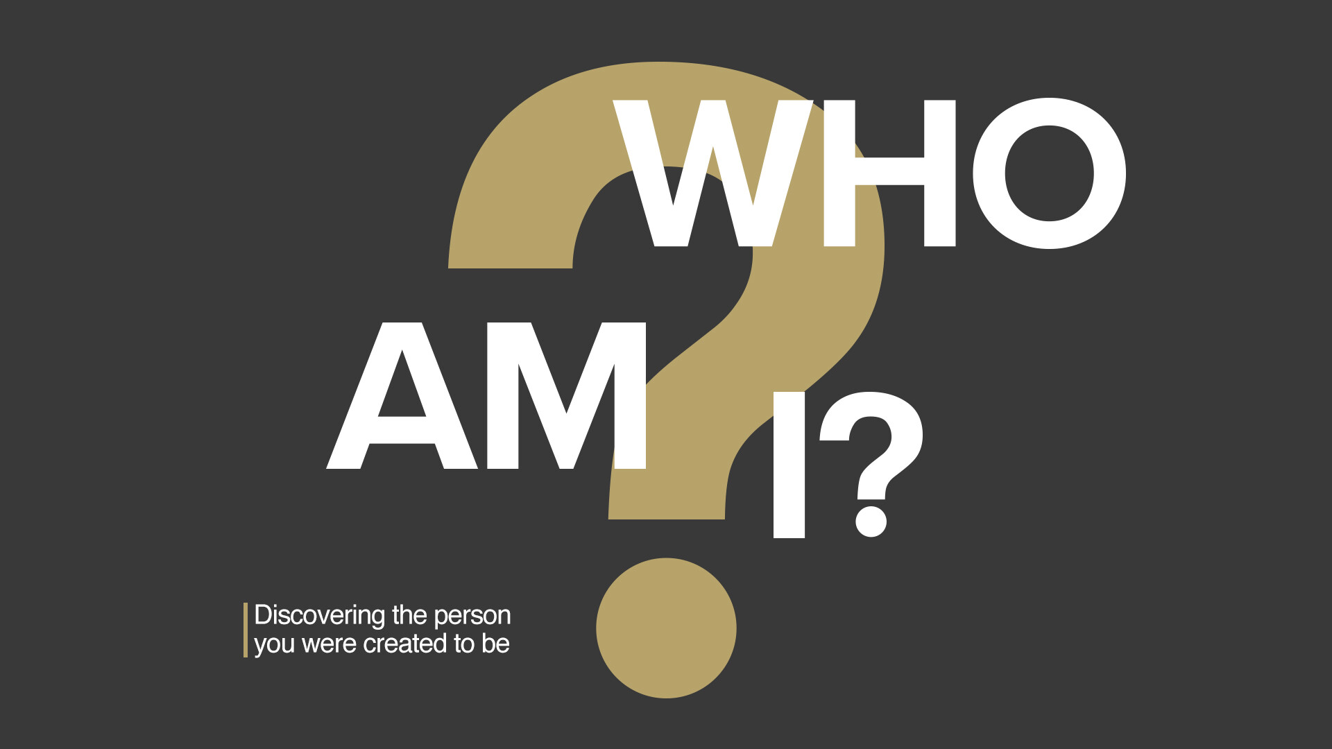 Who Am I When I Think I Don't Measure Up?