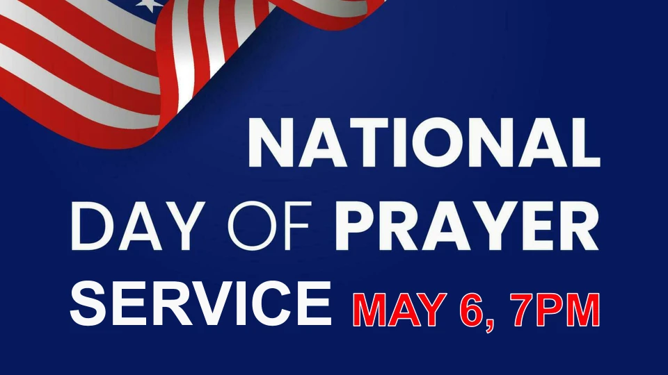 National Day of Prayer (EVE) Service 2026