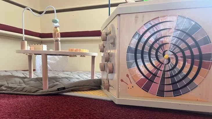 Baby toys in the sanctuary