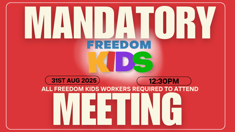 Freedom Kids Leader Meeting