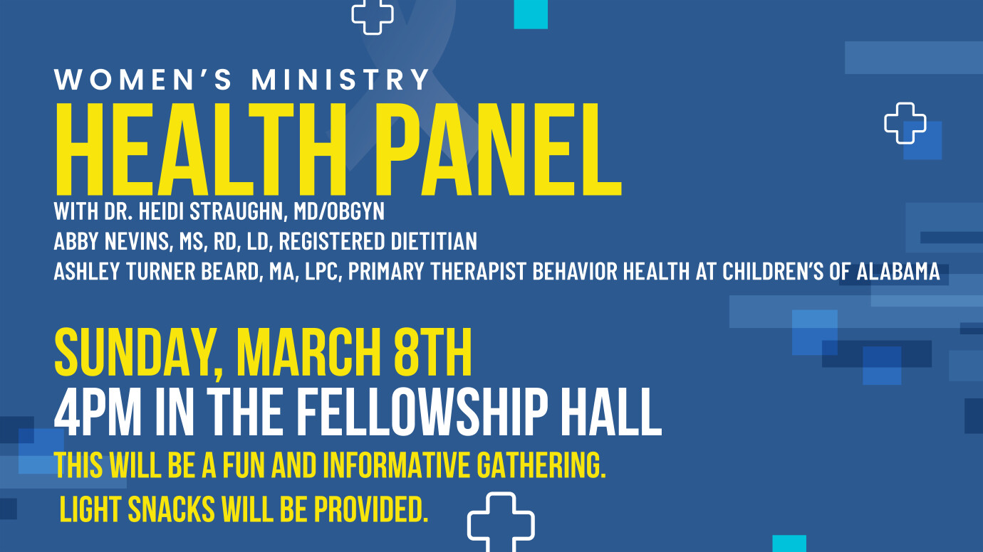 Women's Ministry Health Panel