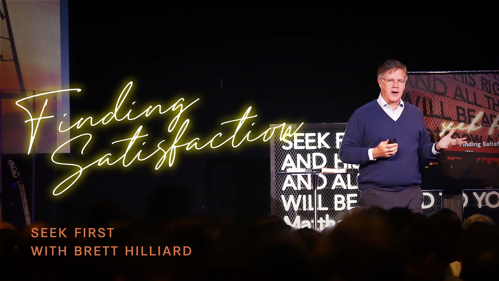 Seek First: Finding Satisfaction (Audio) episode artwork