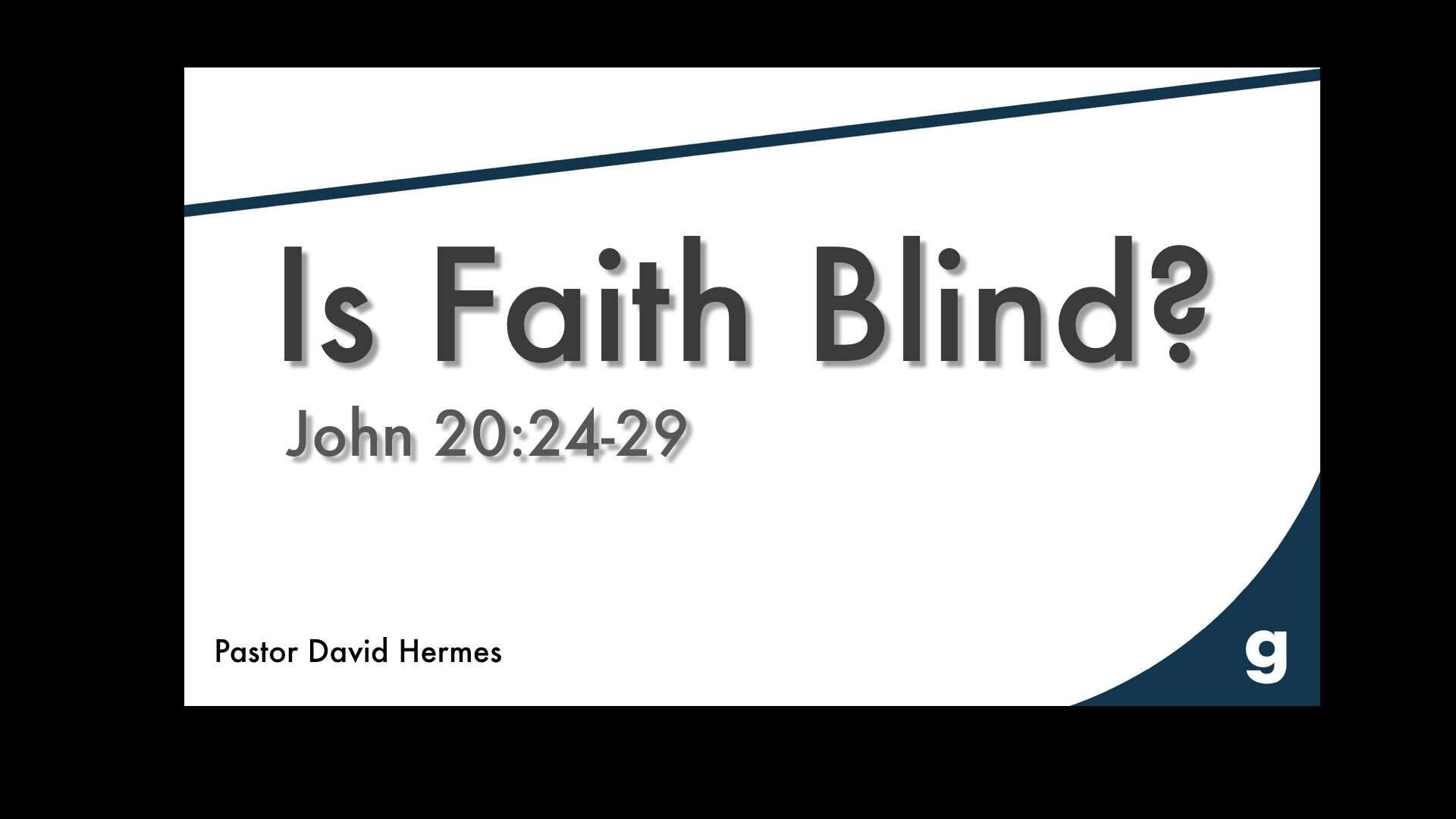 Is Faith Blind? episode artwork