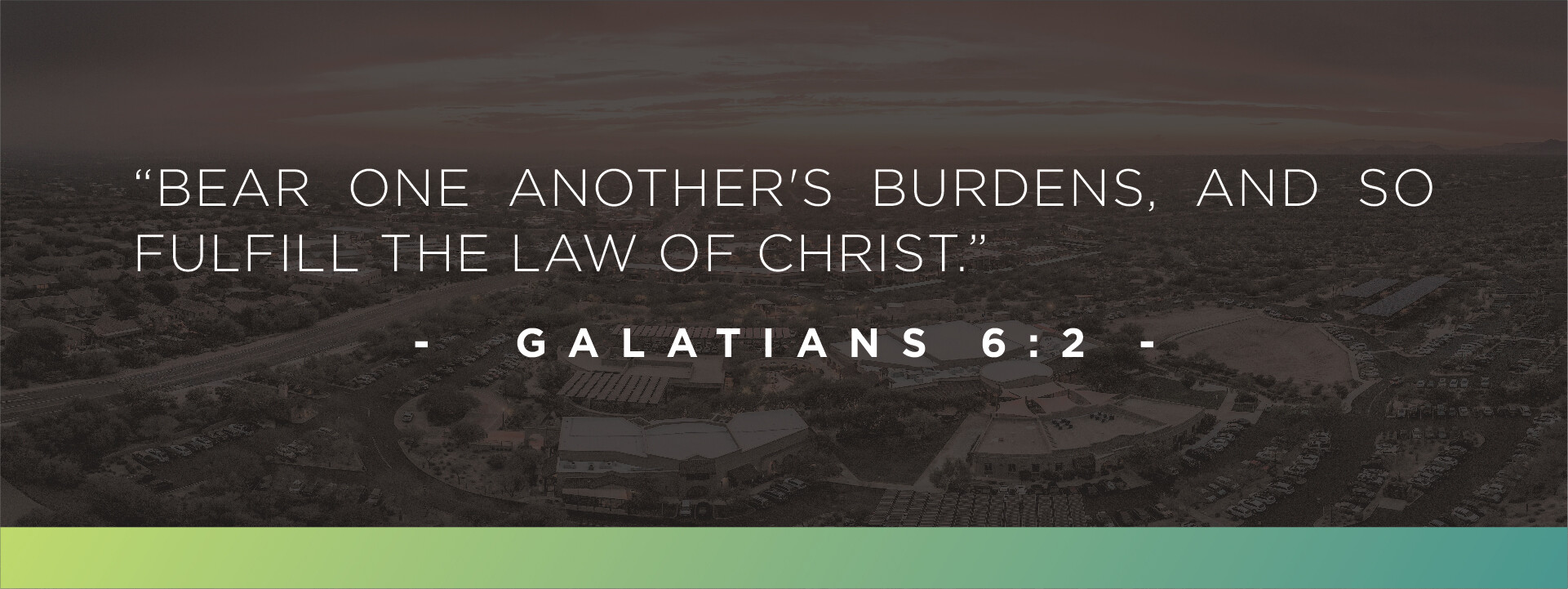 community aid, galatians 6:2