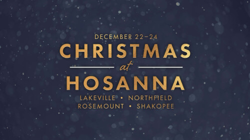 Christmas at Hosanna 2019