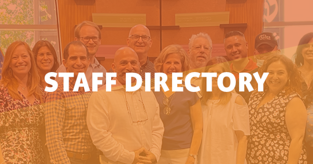 Staff Directory Temple Judea