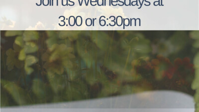 A Return to Common Sense - The Book of Proverbs 3:00 and 6:30 pm