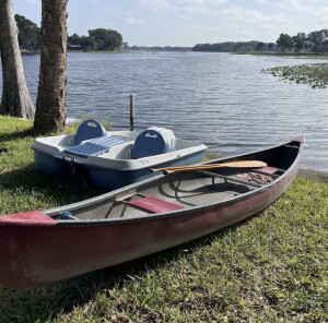 boats by lake