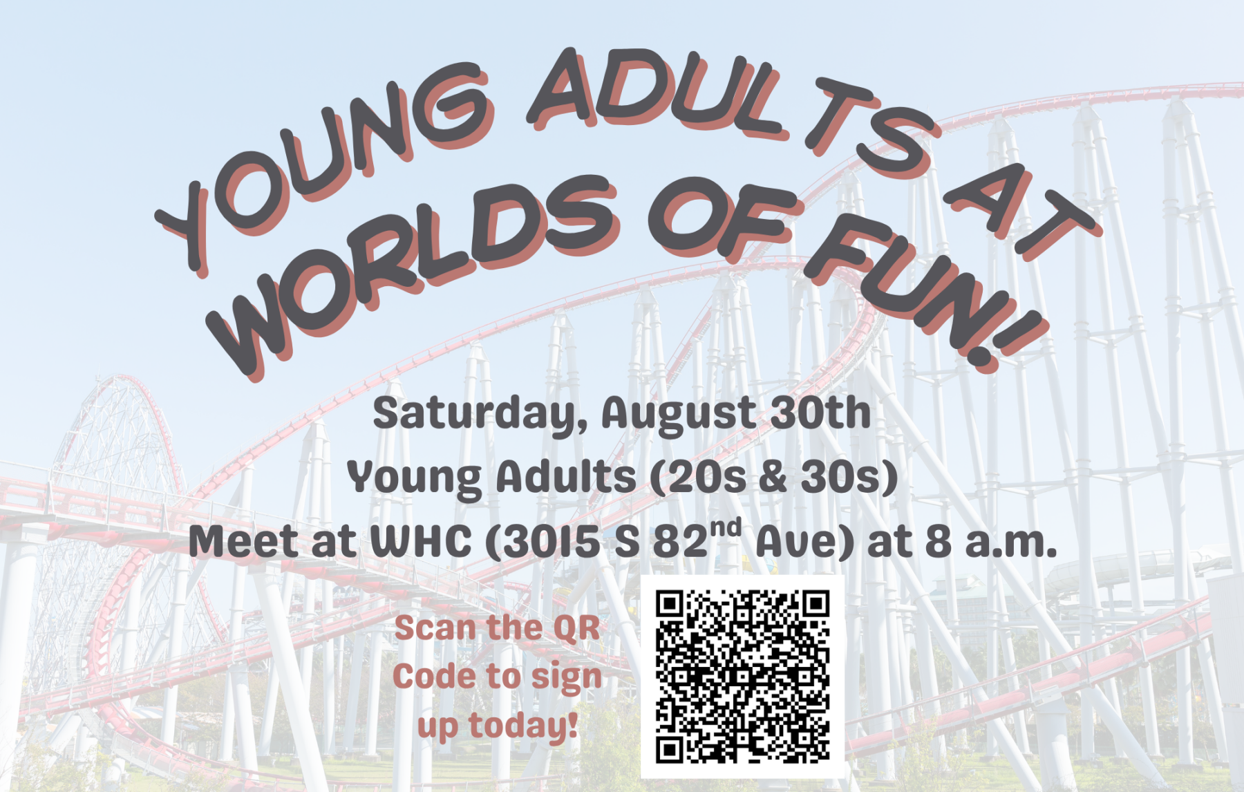Young Adults at Worlds of Fun!