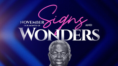 November - Our Month of Signs and Wonders