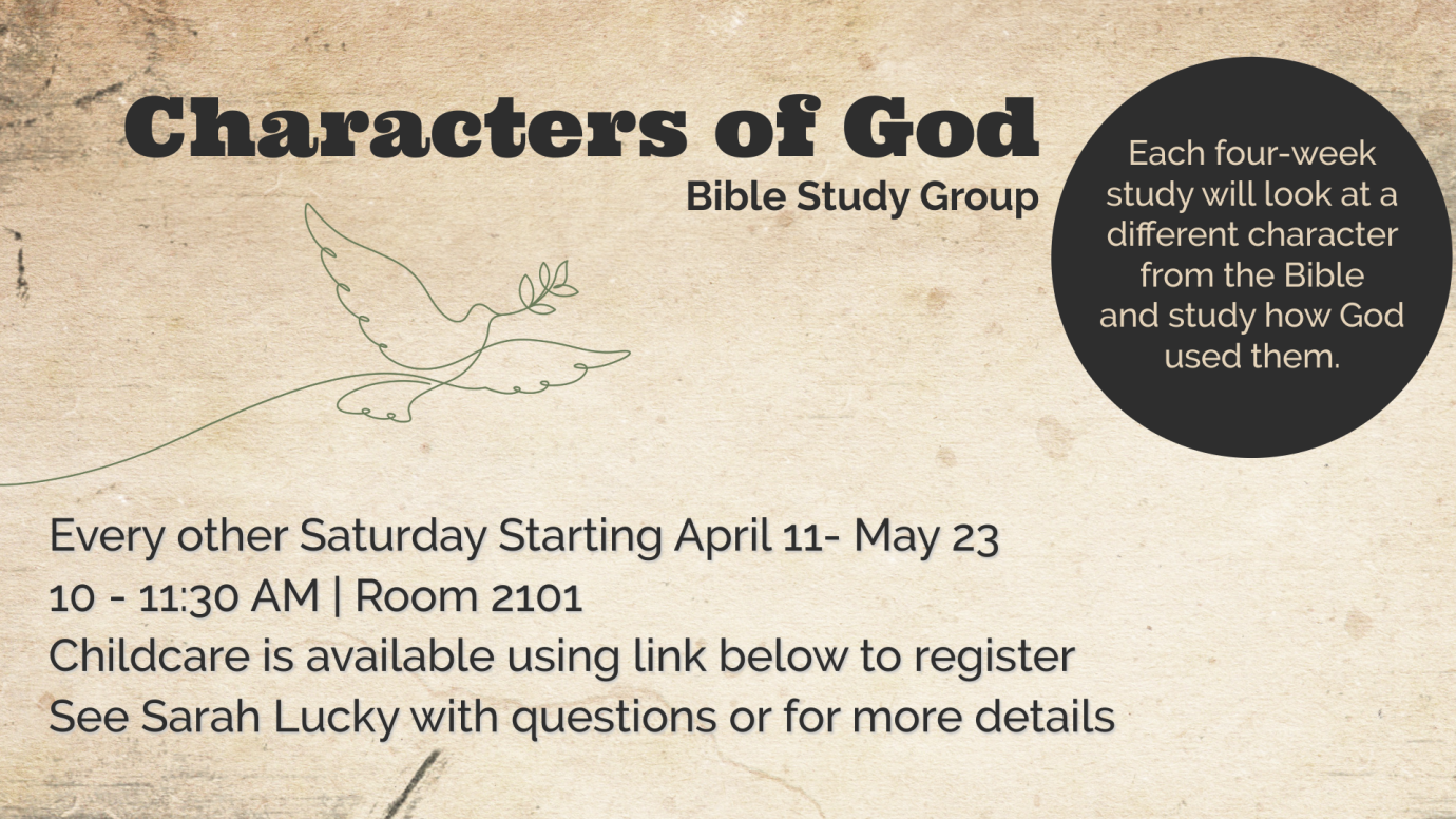 Characters of God: Bible Study