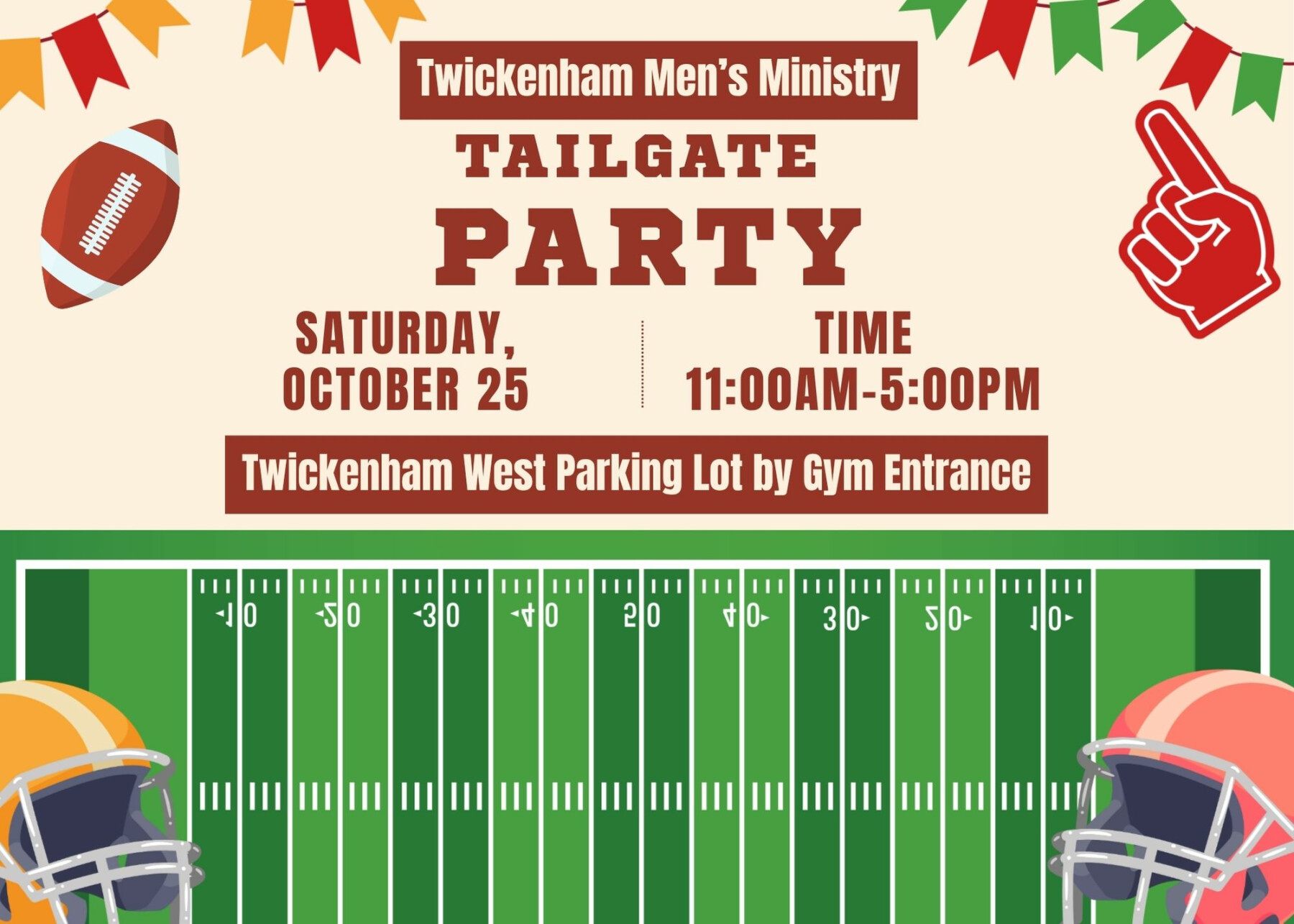 Men's Ministry Tailgate Party