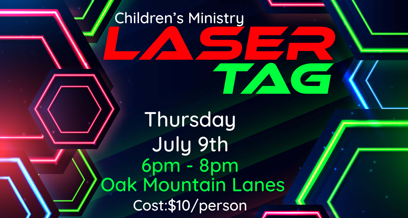 Children's Ministry - Family Laser Tag