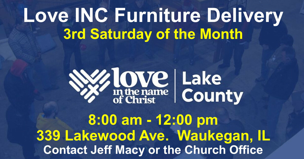 Love INC Furniture Delivery | CrossLife Evangelical Free Church