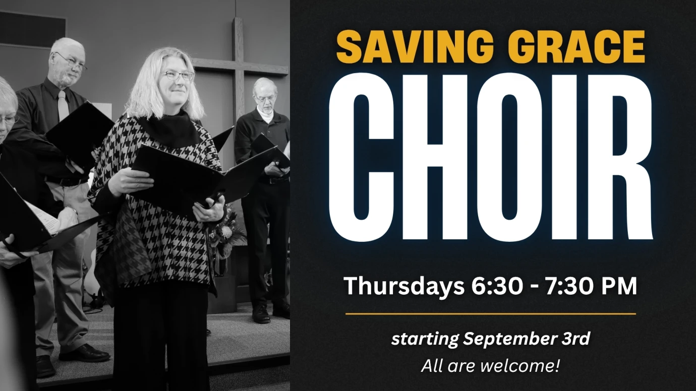 6:30pm Choir rehearsal