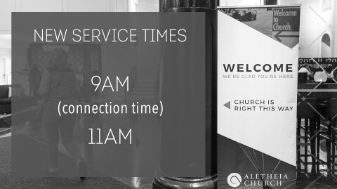 Our Service Times Are Changing