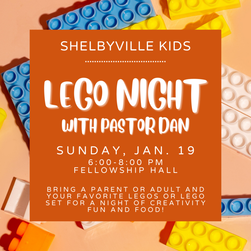 Lego Night with Pastor Dan