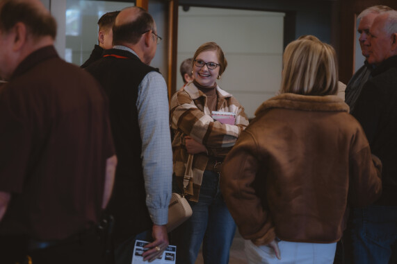 People connecting at First Methodist Conroe