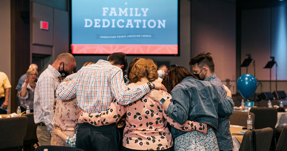 Whether you have a newborn, recently adopted, or have young children, Family Dedication provides a three-part process whereby you commit yourselves as parents to raise your kid(s) to know God’s truths.
Part one is the Family Dedication...