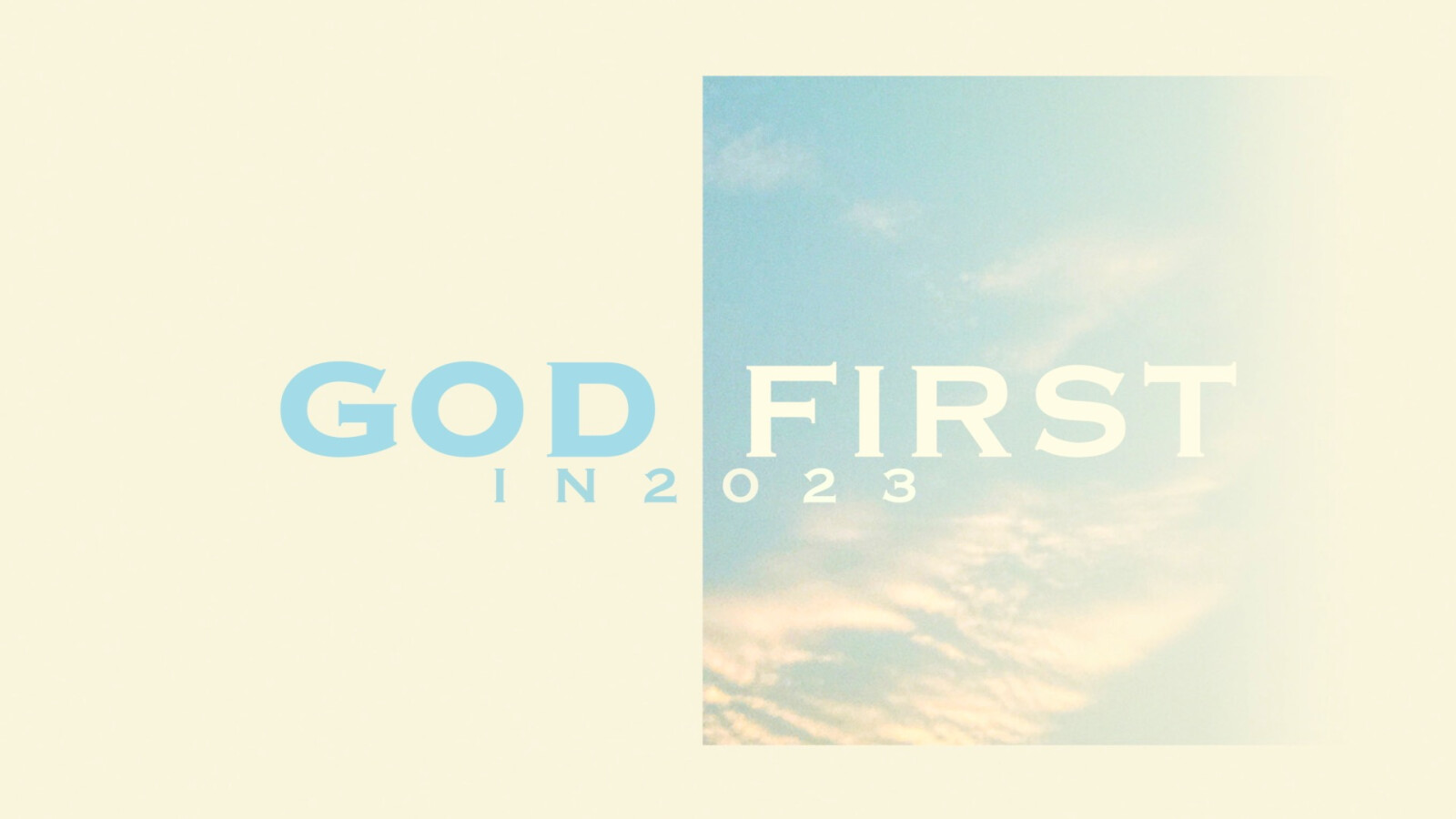 God First in 2023