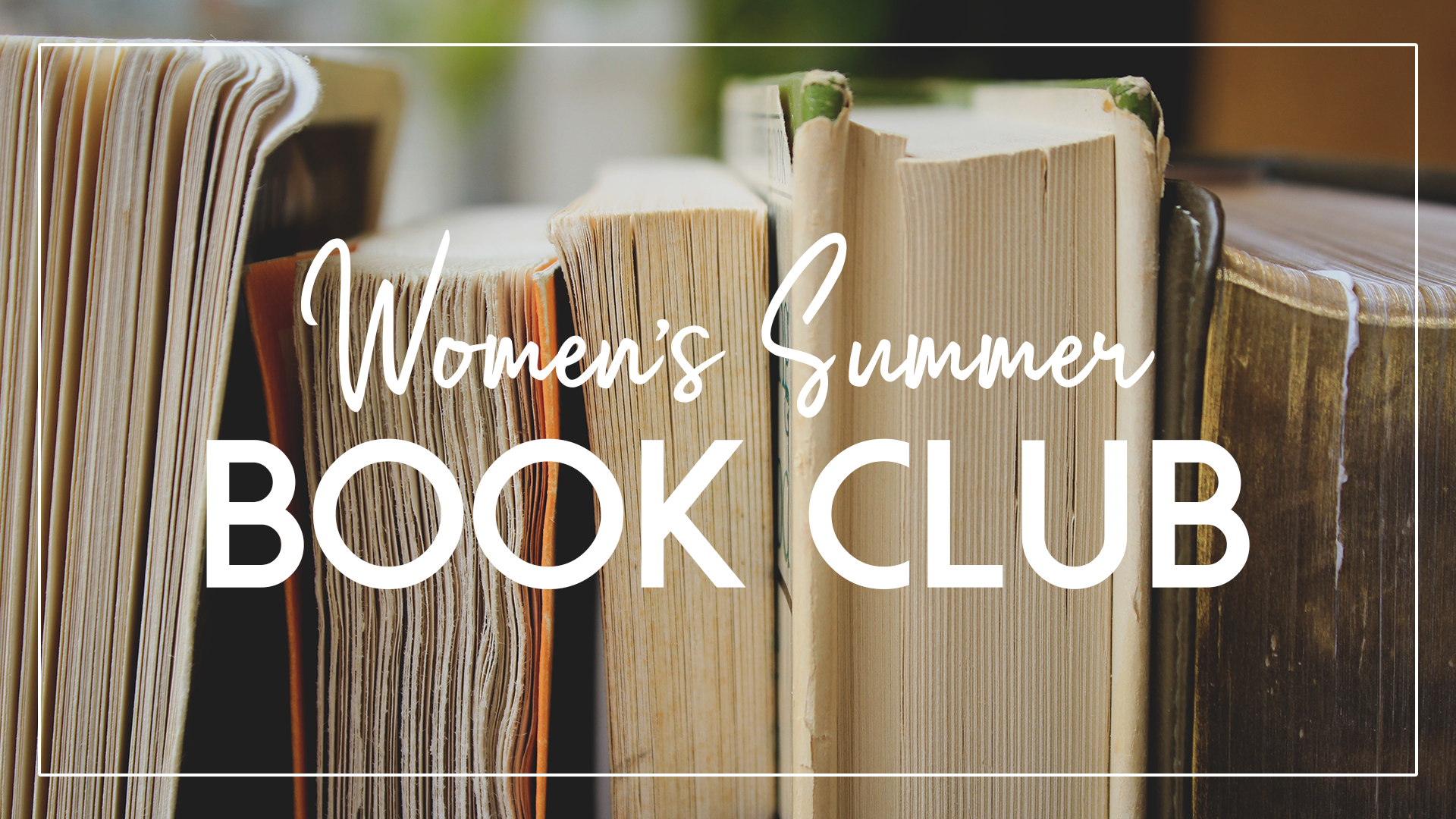 Women’s Summer Biography Book Club