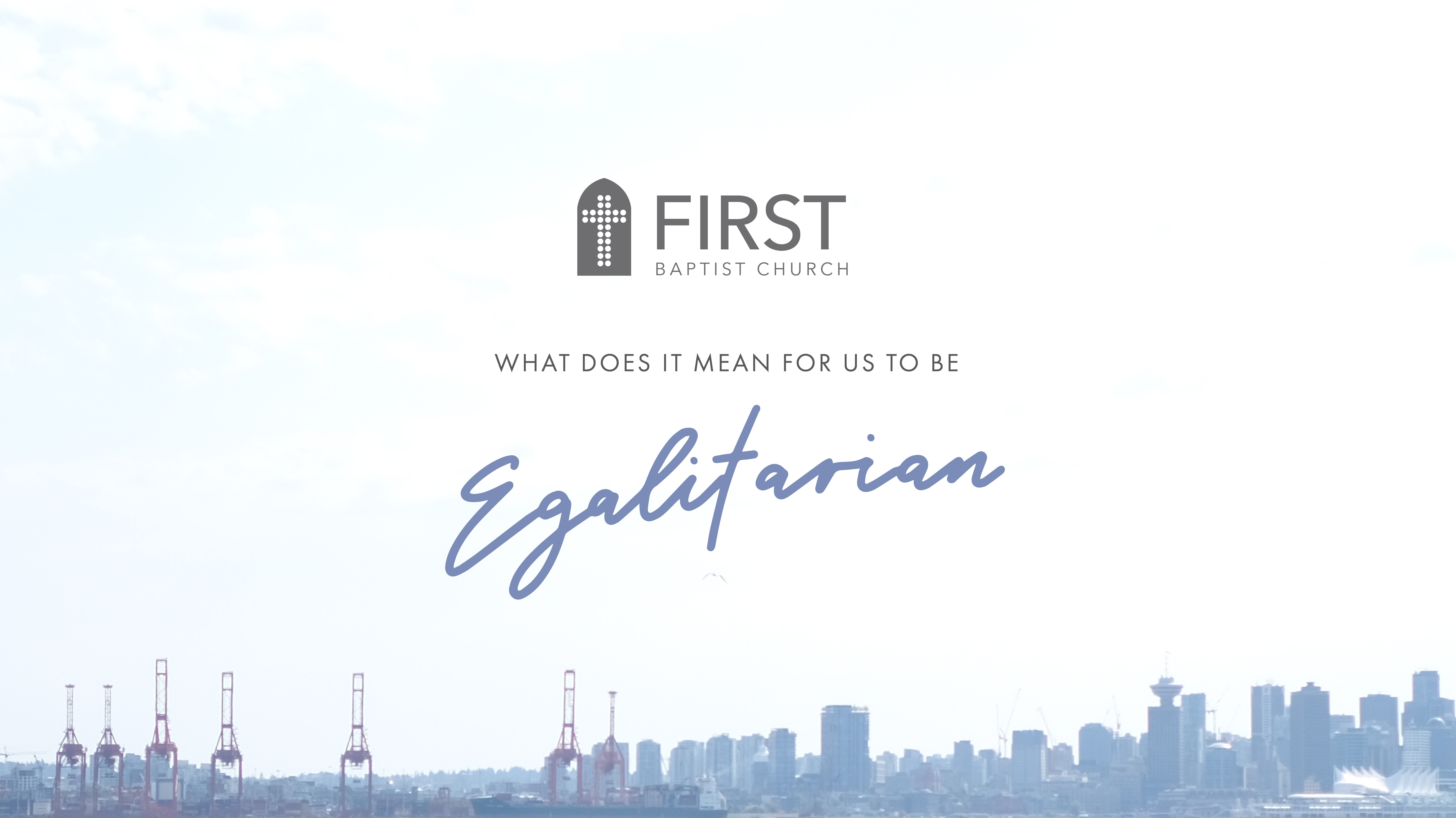 What does it mean for us to be Egalitarian? (Audio) episode artwork