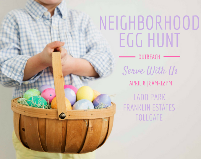 Neighborhood Egg Hunt Community Outreach 