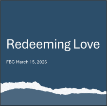 Redeeming Love |  Ryan Spurling