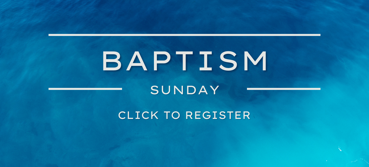 BAPTISM SUNDAY