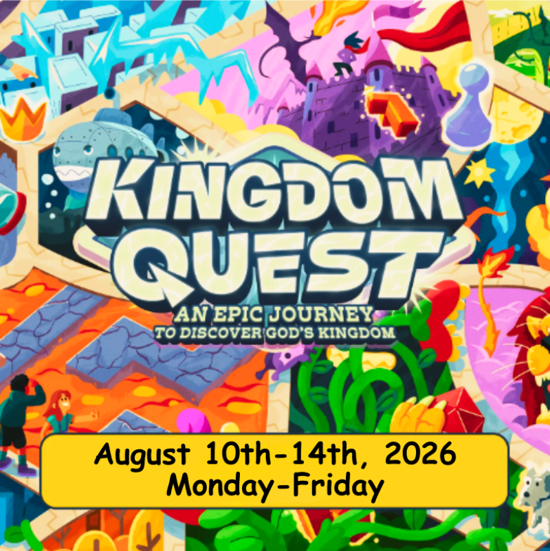 Kid's Bible Camp (VBS) August 10-14, 2026