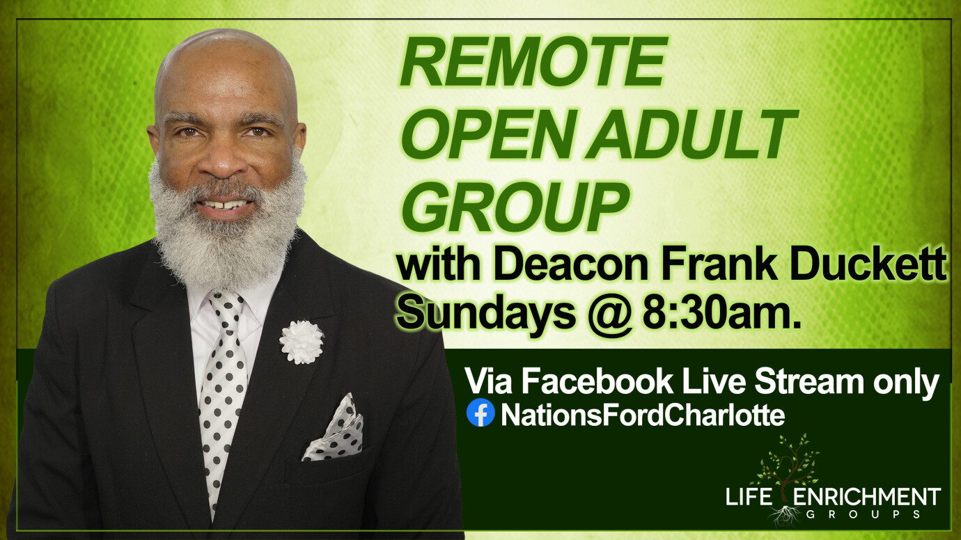 Life Enrichment Groups - Remote Open Adult Group