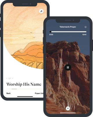 Pray First App Phone Demo (Desktop)