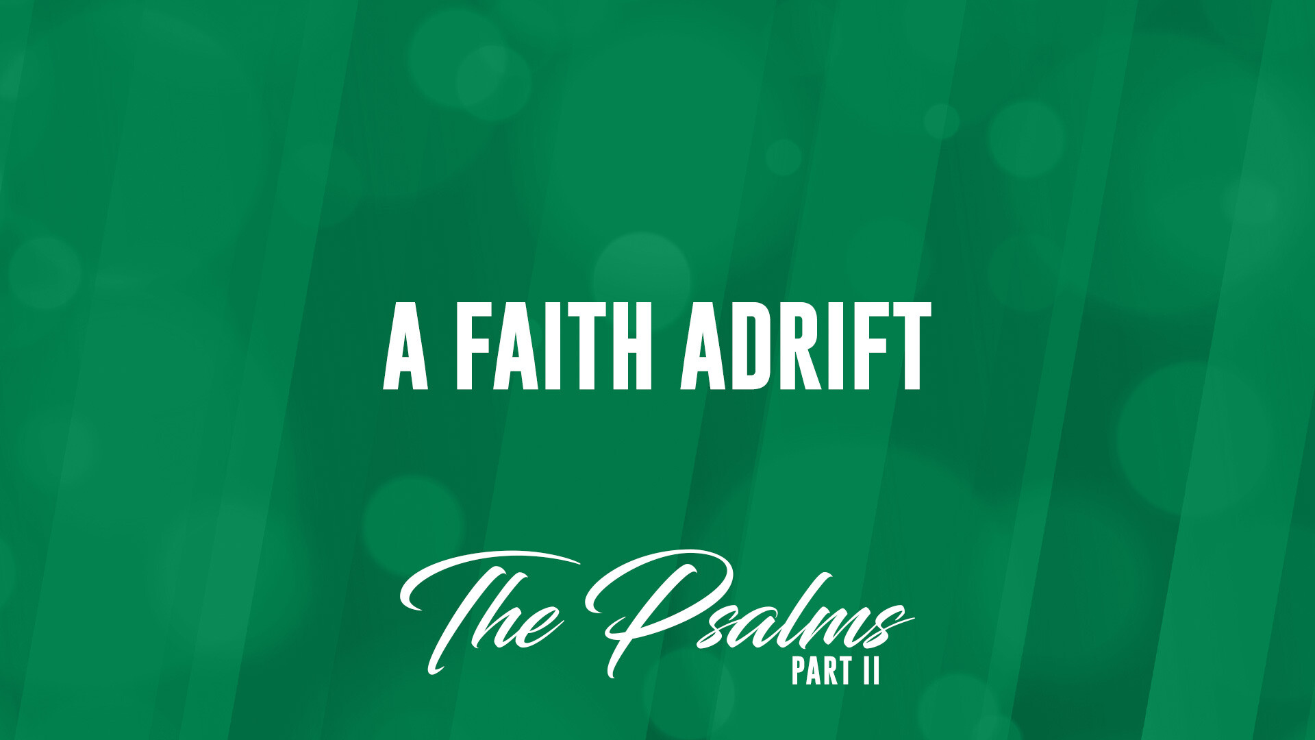 A Faith Adrift (Audio) episode artwork