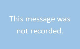 Message was not recorded
