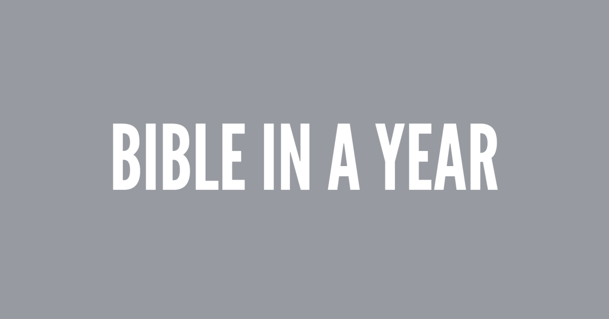 Bible in a Year Bible Reading Plans Hillcrest Baptist Church